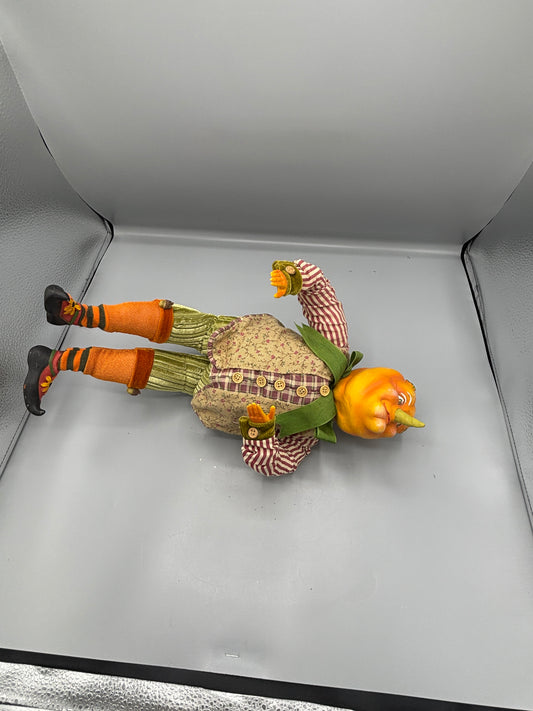 Rare Winward pumpkin head shelf sitter