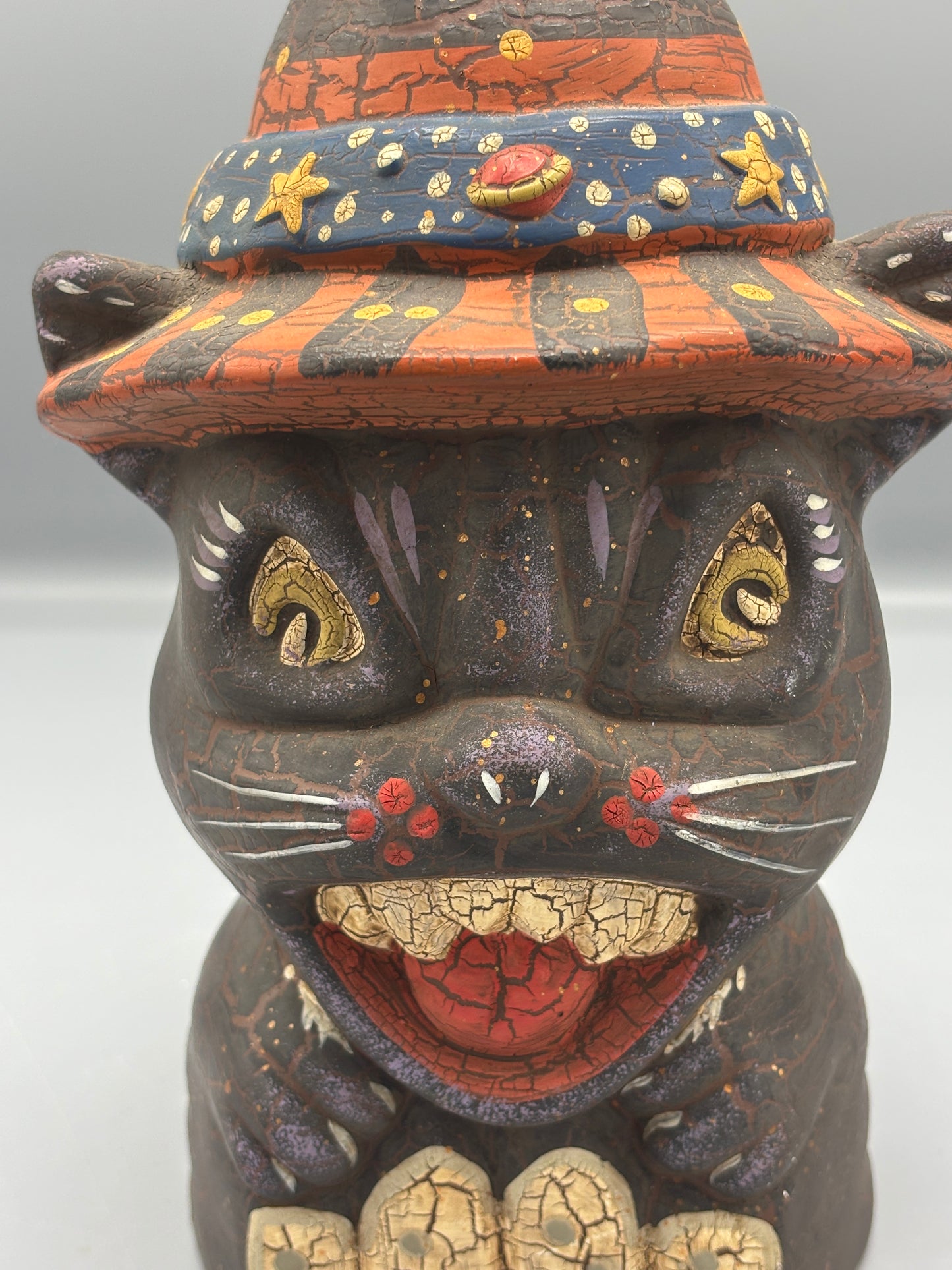 Vintage ceramic Halloween Cat