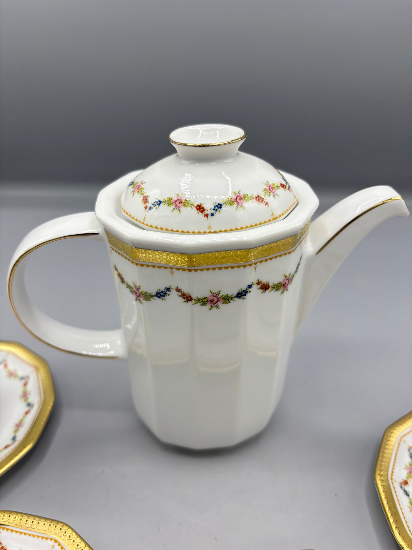 Vintage Tirschenreuth Bavarian Demitasse Coffee set
