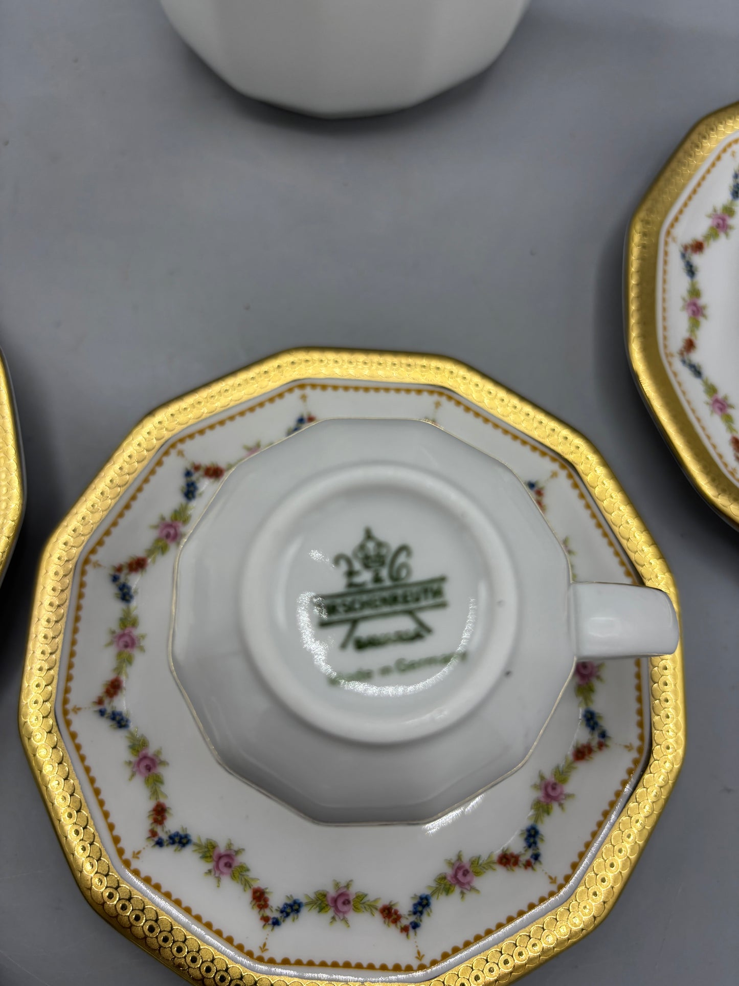 Vintage Tirschenreuth Bavarian Demitasse Coffee set