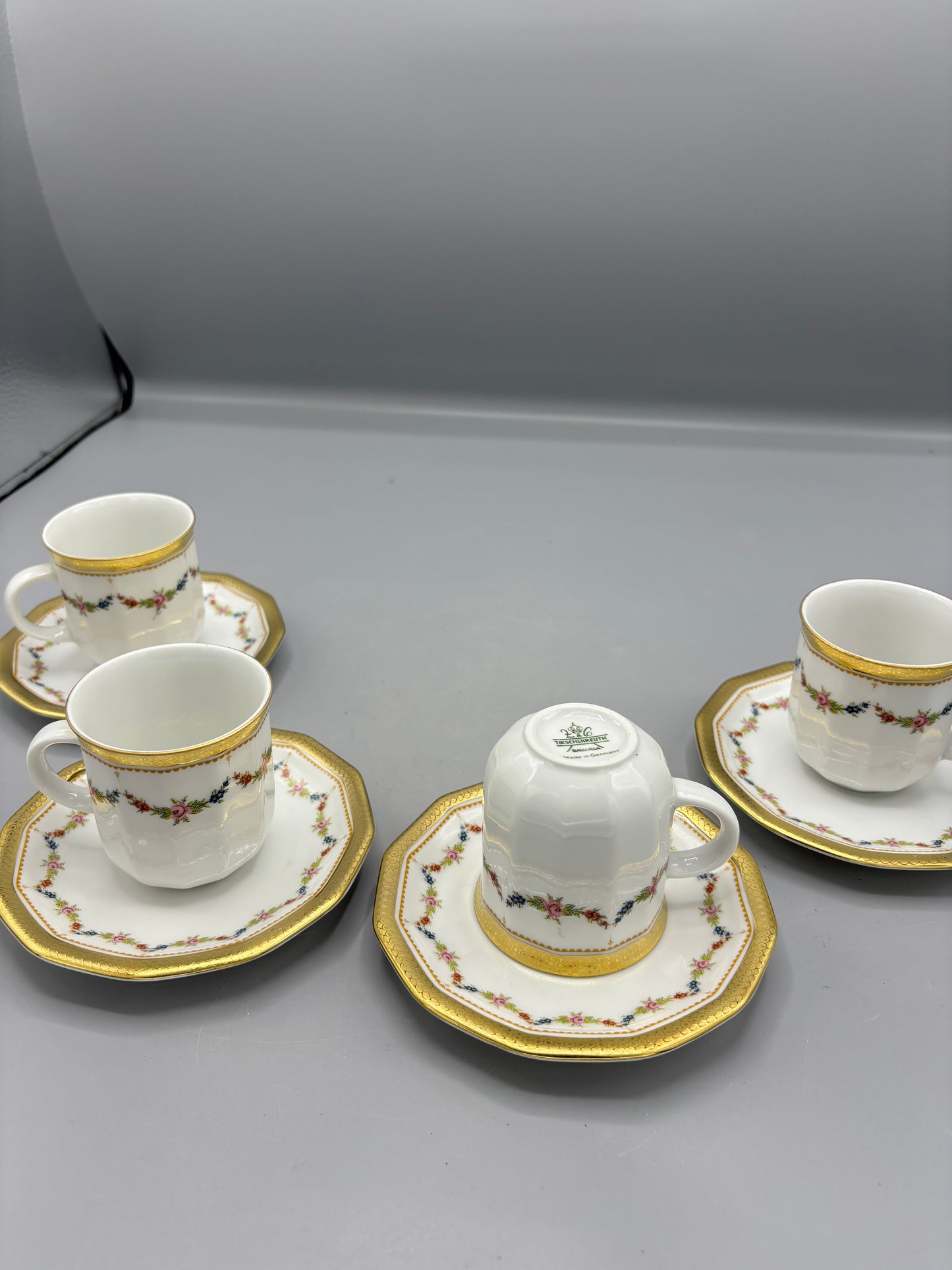 Vintage Tirschenreuth Bavarian Demitasse Coffee set