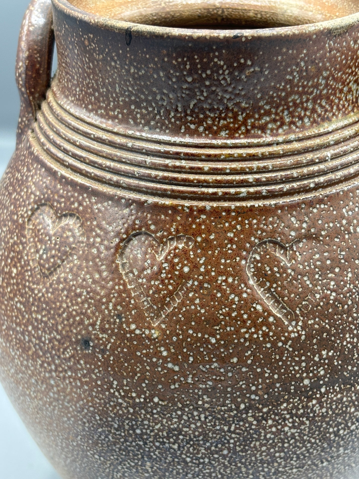 Vintage Westmore pottery salt glazed pitcher