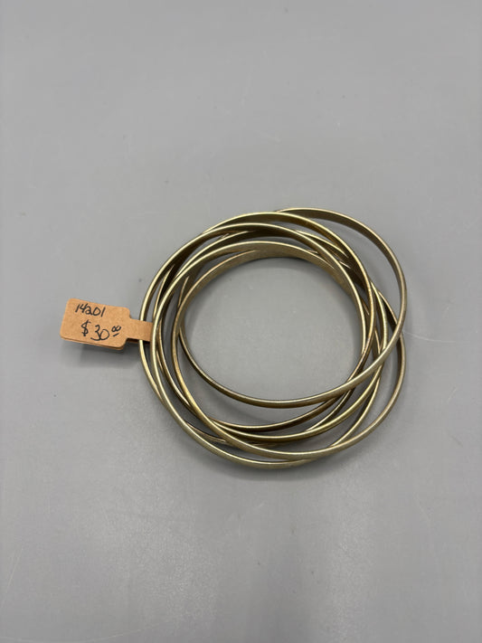 Set 6 Brass bracelet