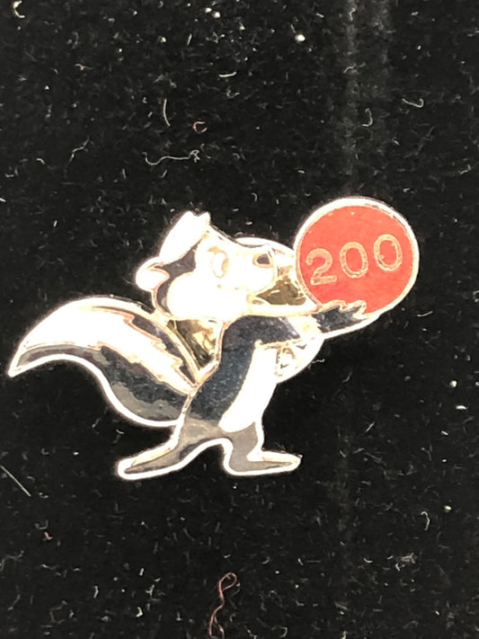 Vintage Bowling Le Pew Lapel Hat Pin