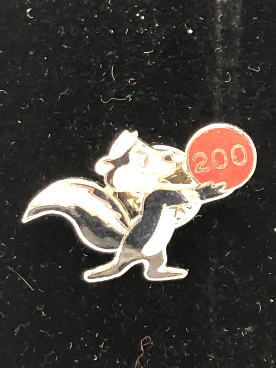 Vintage Bowling Le Pew Lapel Hat Pin