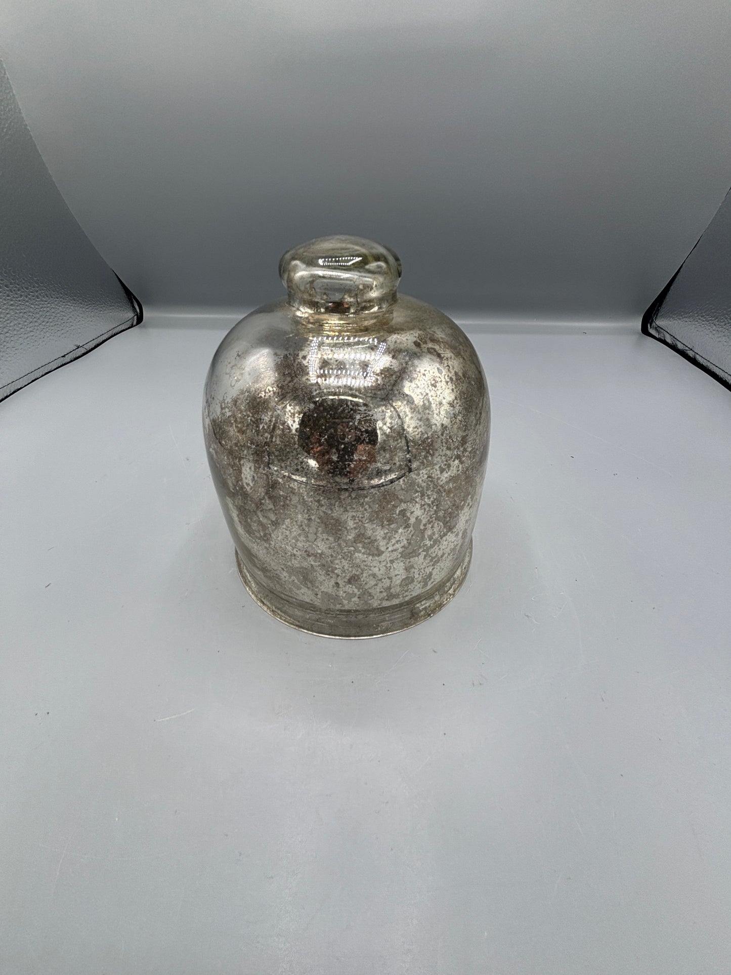 Vintage Mercury glass cloche