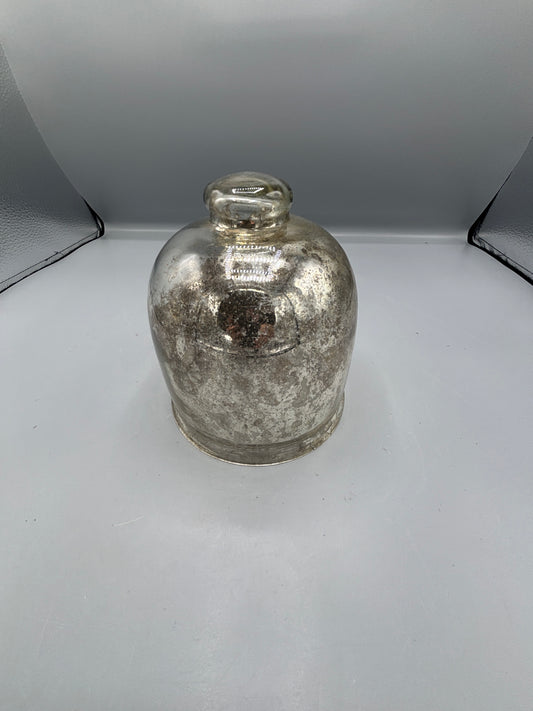 Vintage Mercury glass cloche