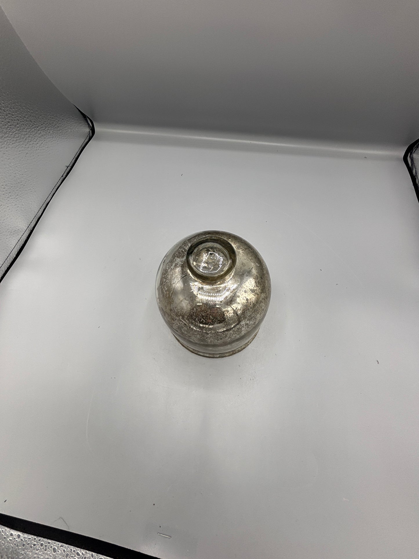 Vintage Mercury glass cloche