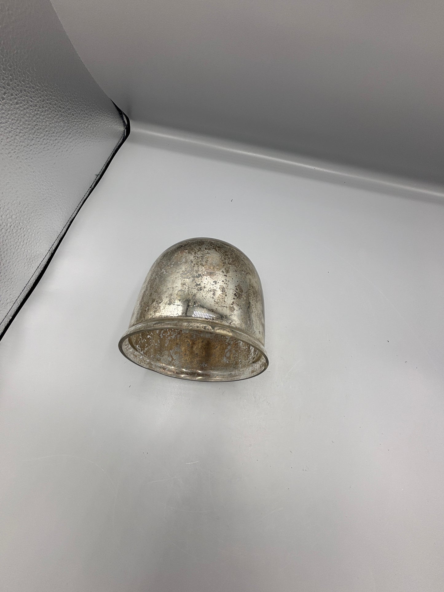 Vintage Mercury glass cloche