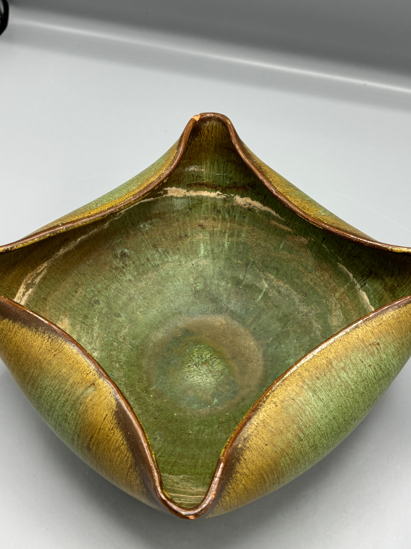 Vintage Frankoma pottery serving bowl