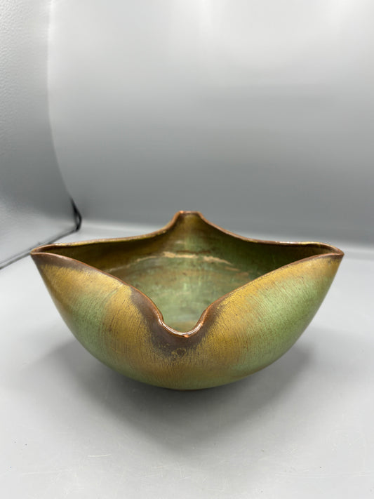 Vintage Frankoma pottery serving bowl