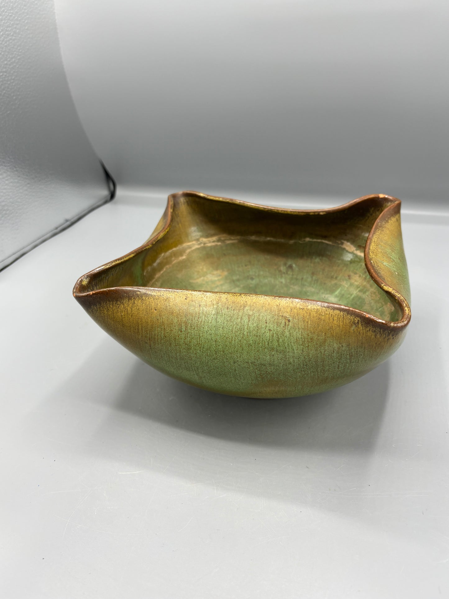 Vintage Frankoma pottery serving bowl