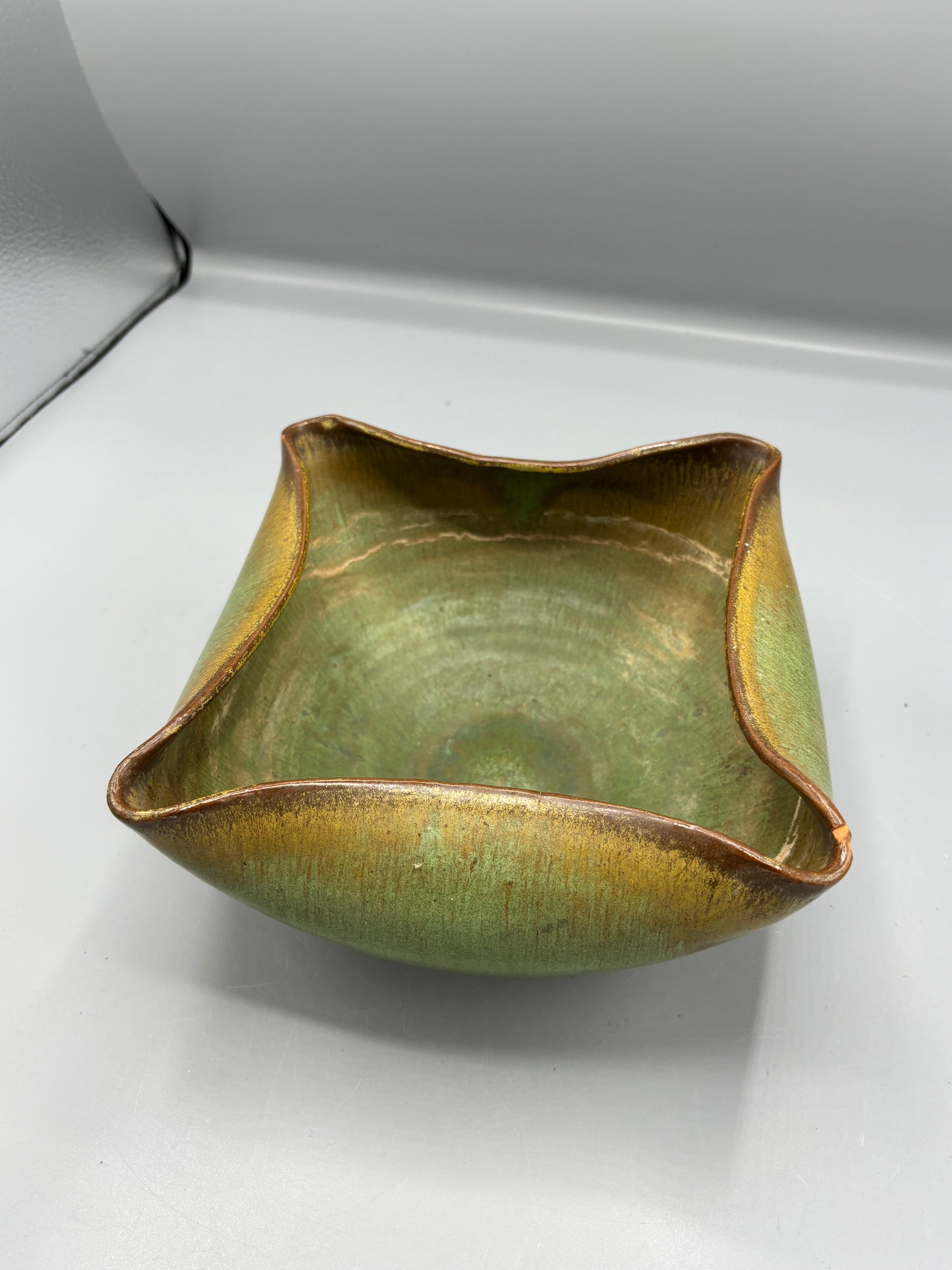 Vintage Frankoma pottery serving bowl