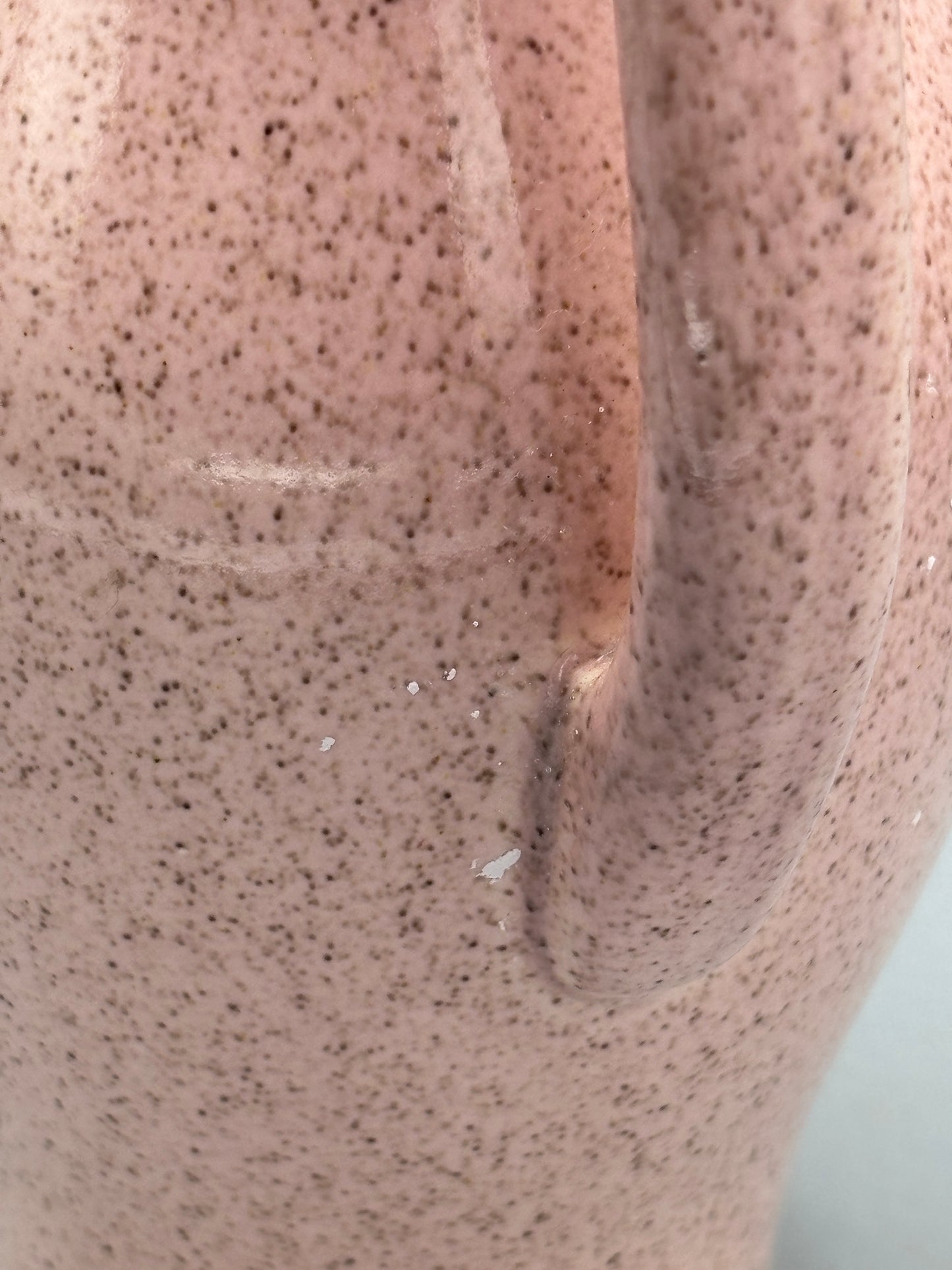 Vintage Red Wing pink speckled pottery