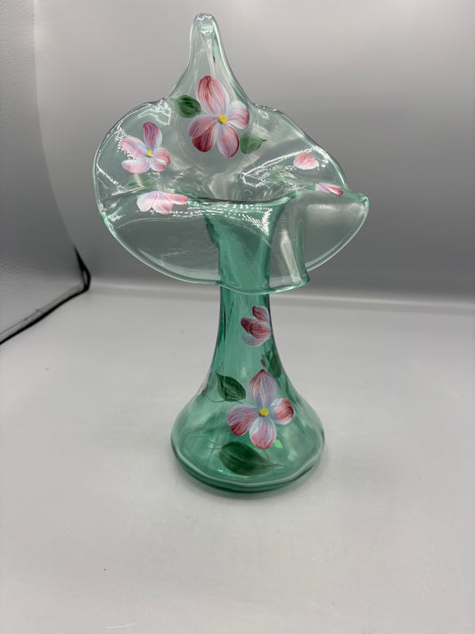 Vintage Fenton Sea green jack in the pulpit