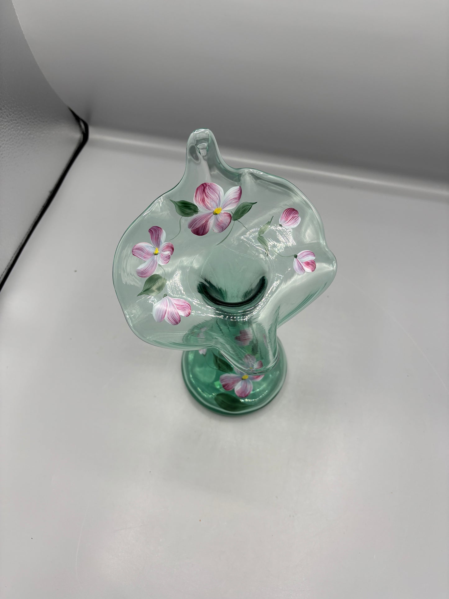 Vintage Fenton Sea green jack in the pulpit