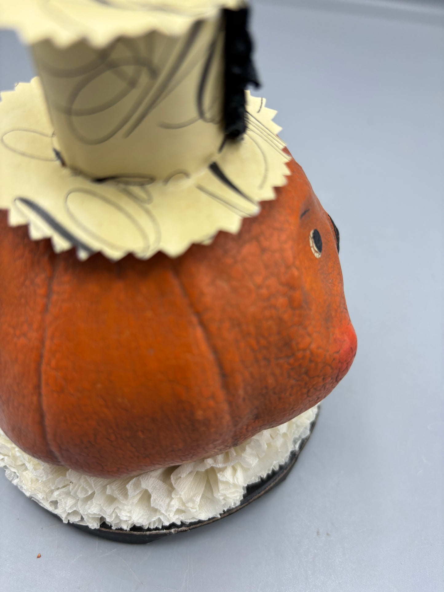 Pumpkin head with hat
