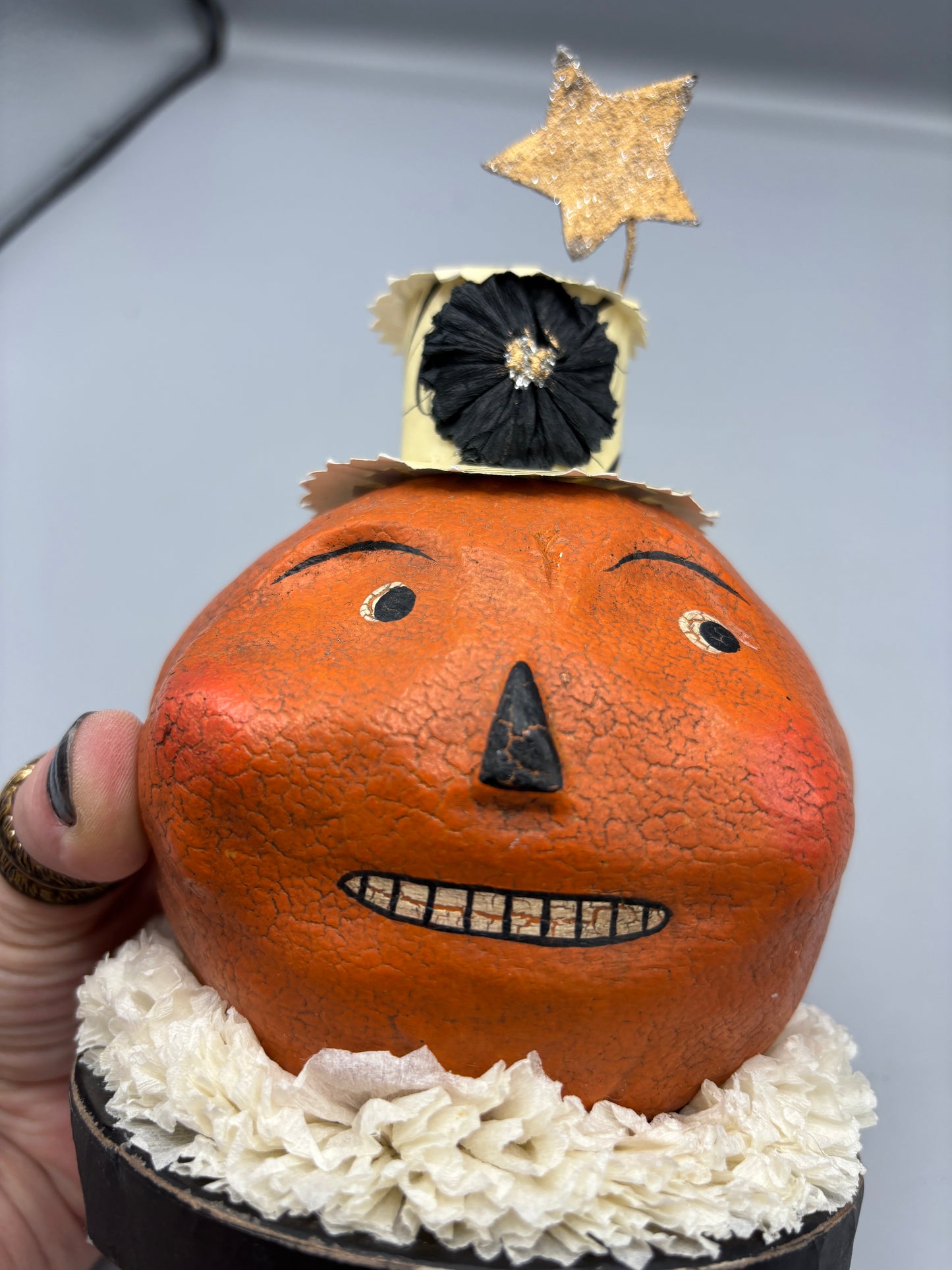 Pumpkin head with hat