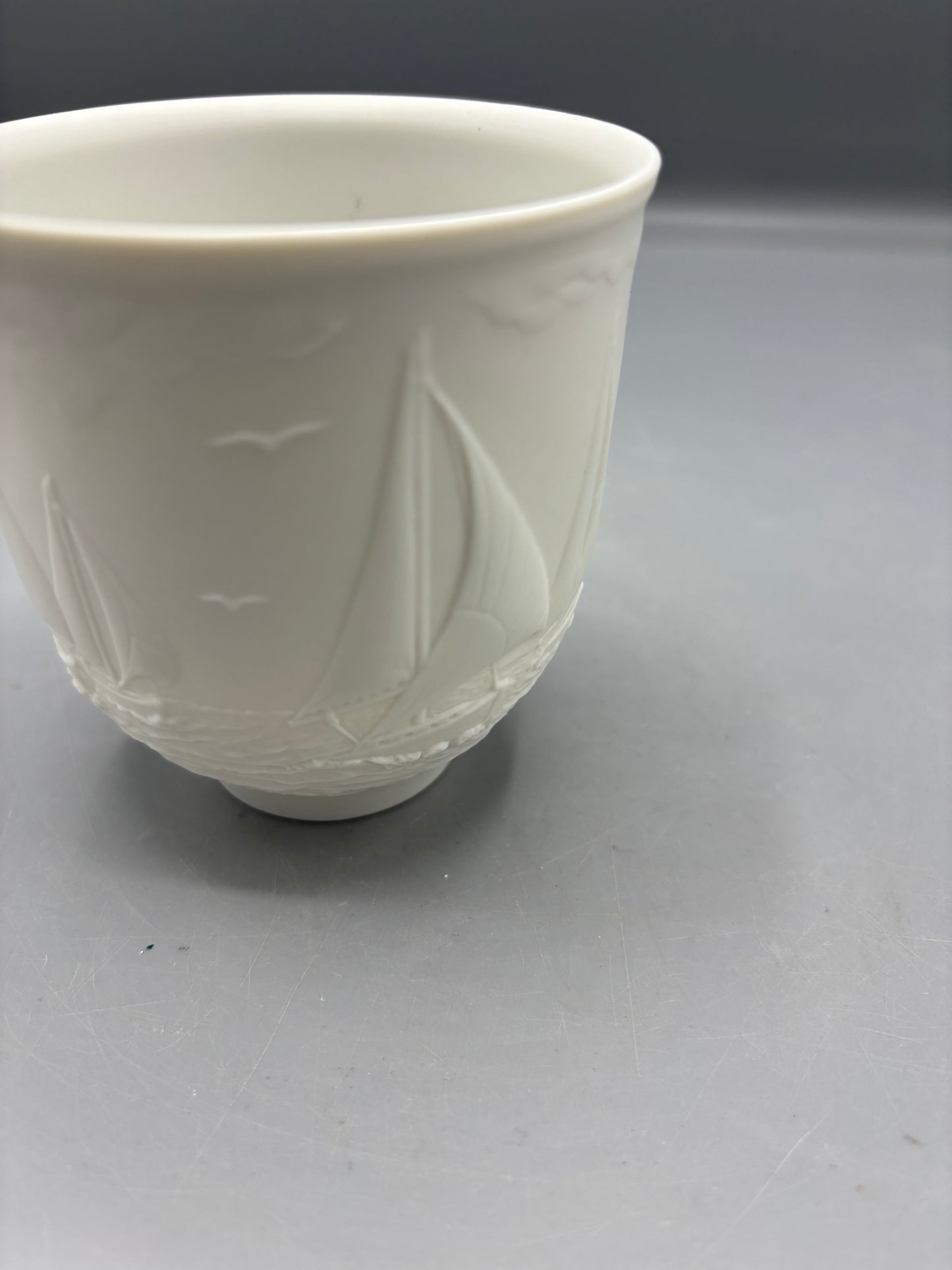 1997 Lladro "Sailing the Seas" collectors society cup