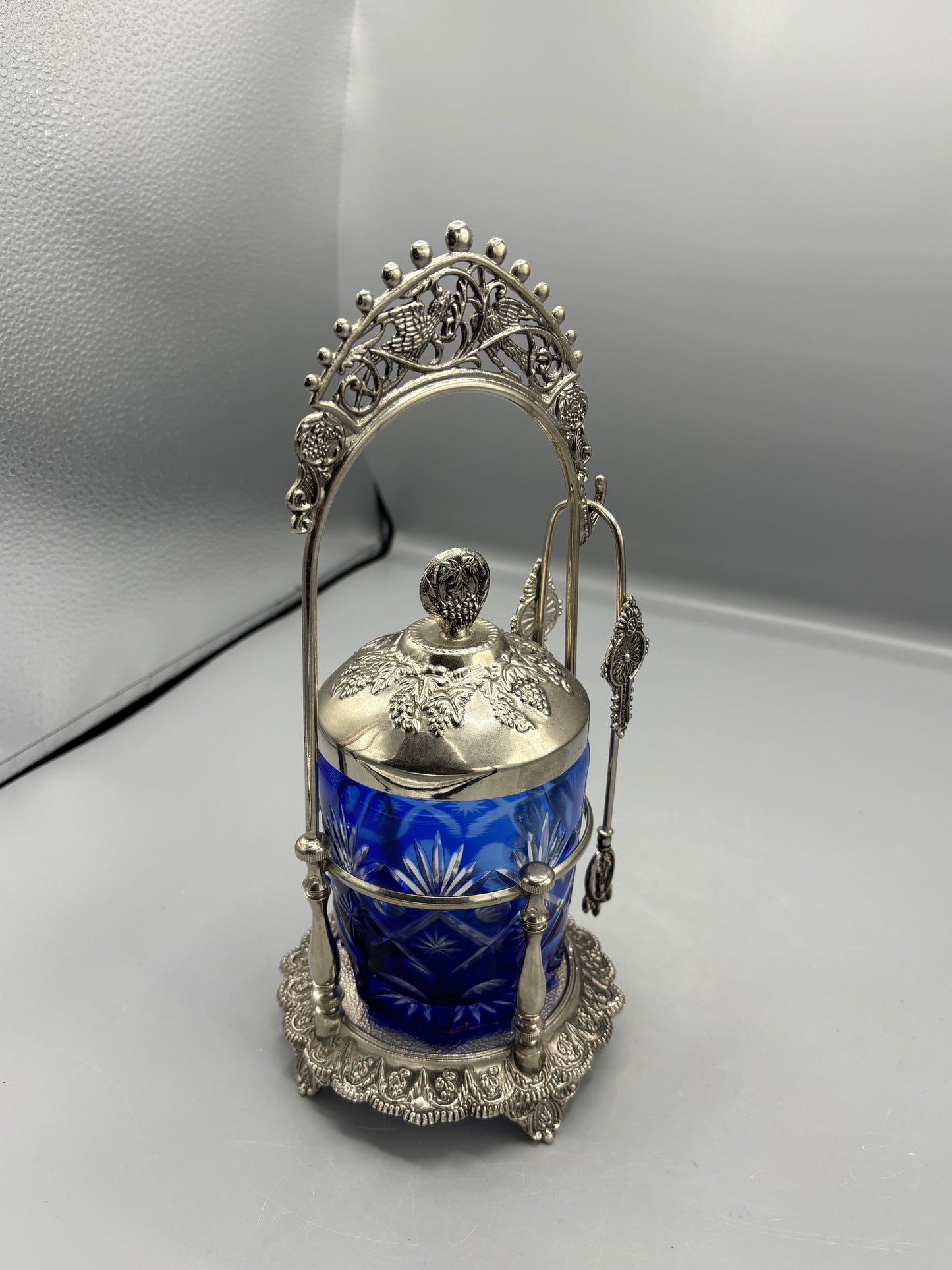 Vintage Silver plated Pickle Container