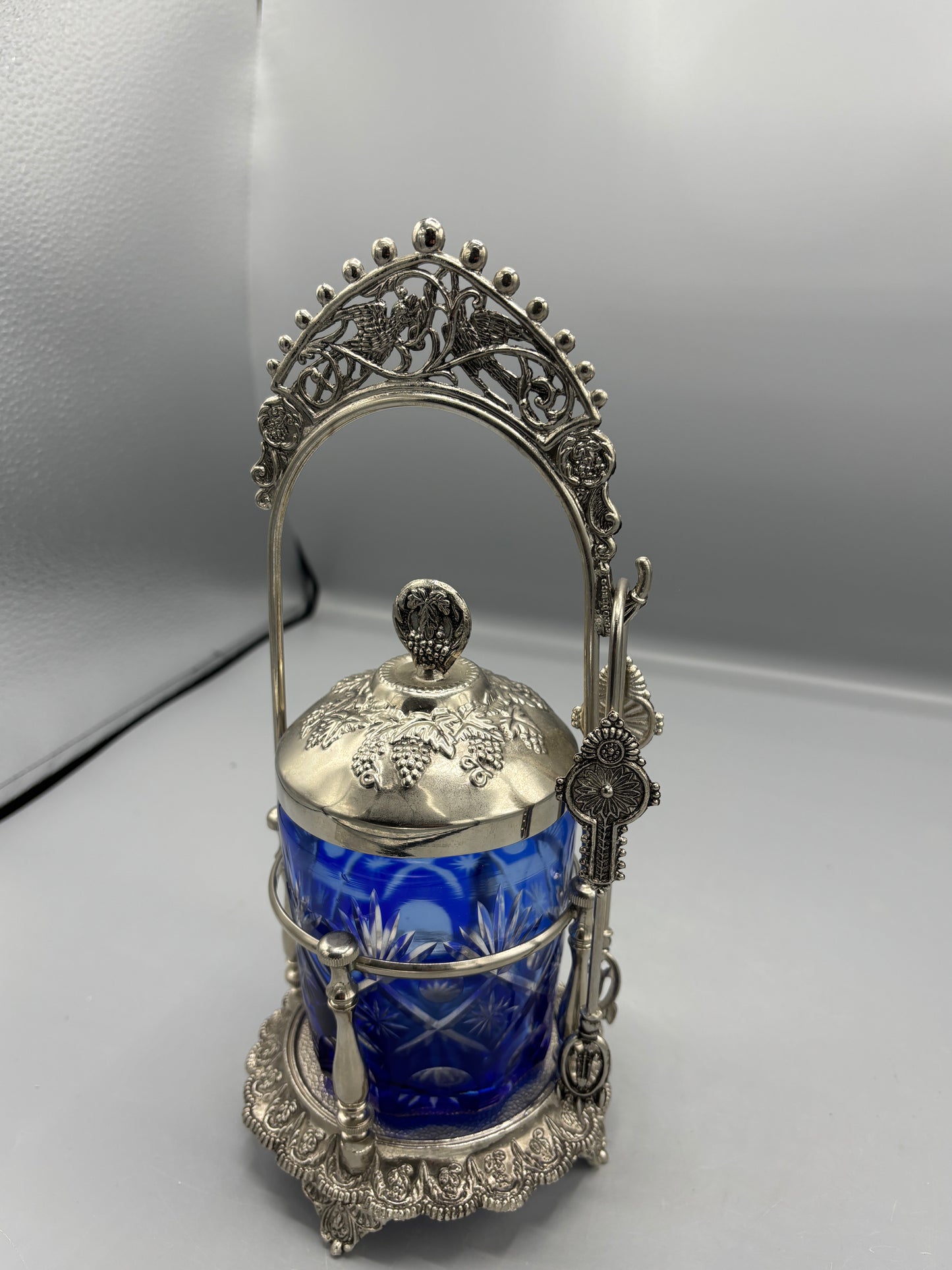 Vintage Silver plated Pickle Container