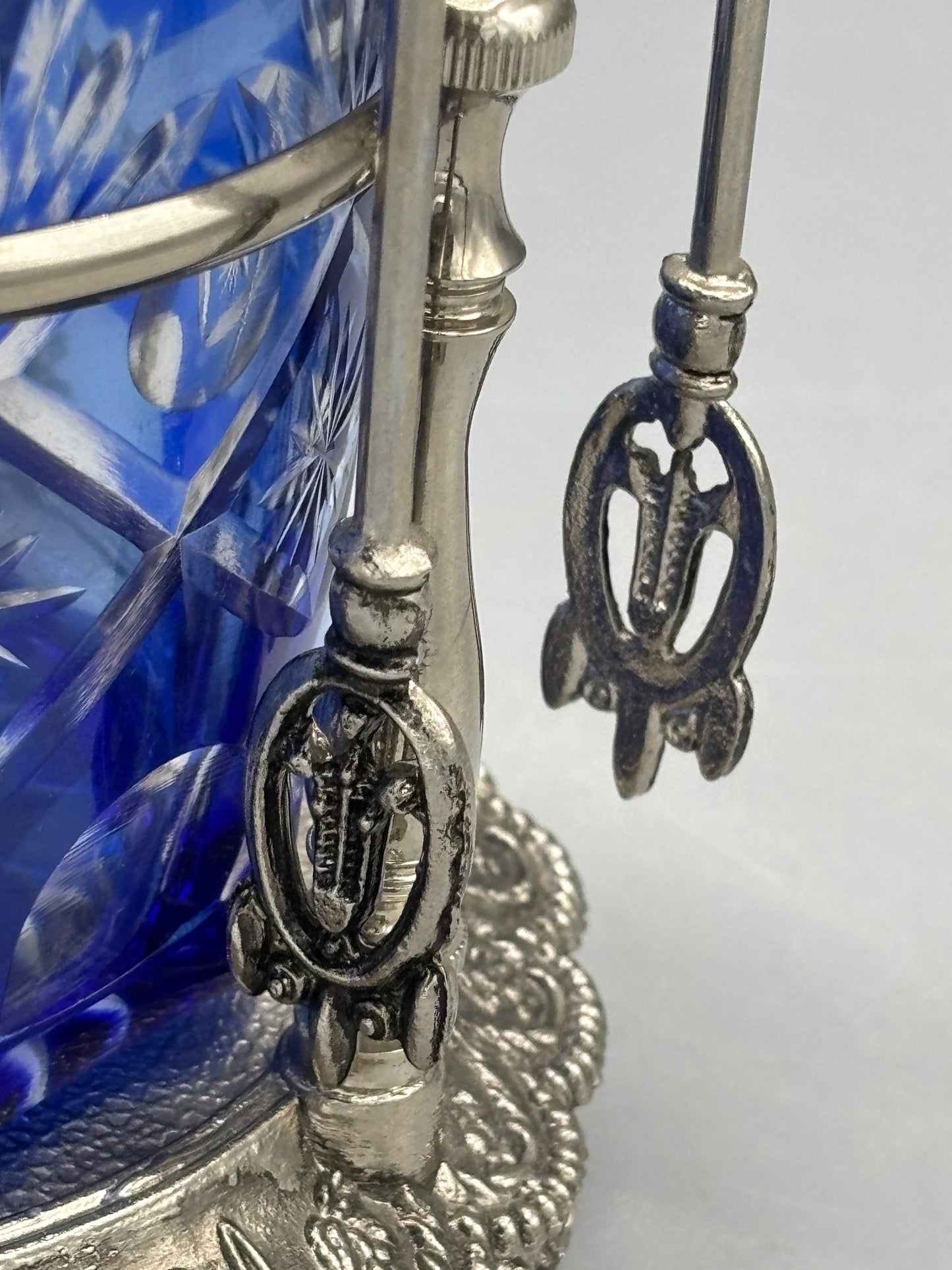 Vintage Silver plated Pickle Container