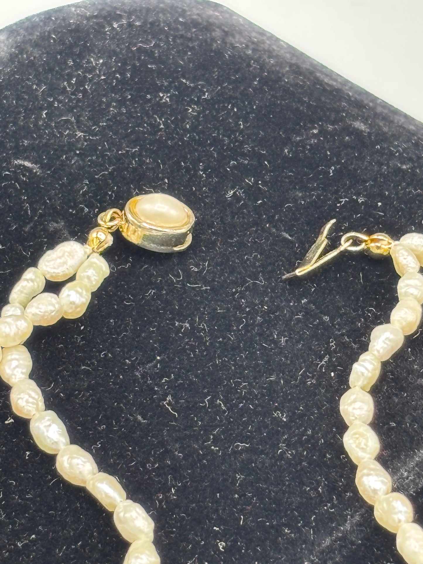 Double stand fresh water pearl Necklace