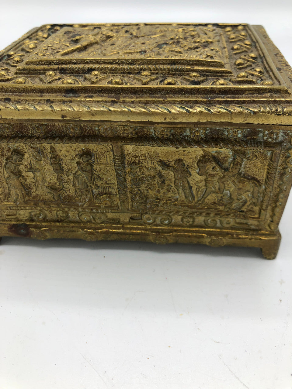 Vintage Lombard brass box