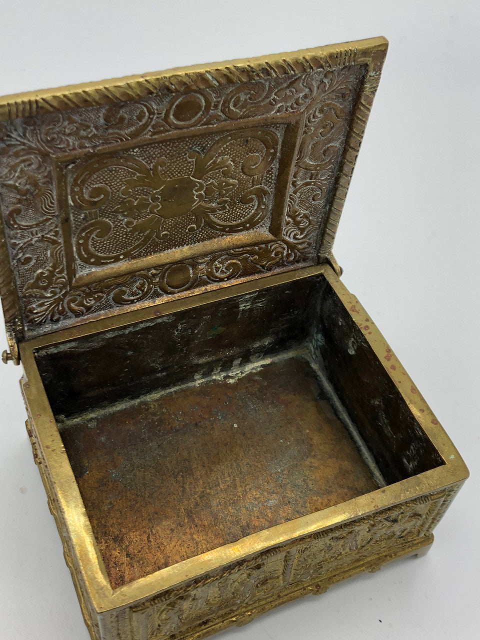 Vintage Lombard brass box