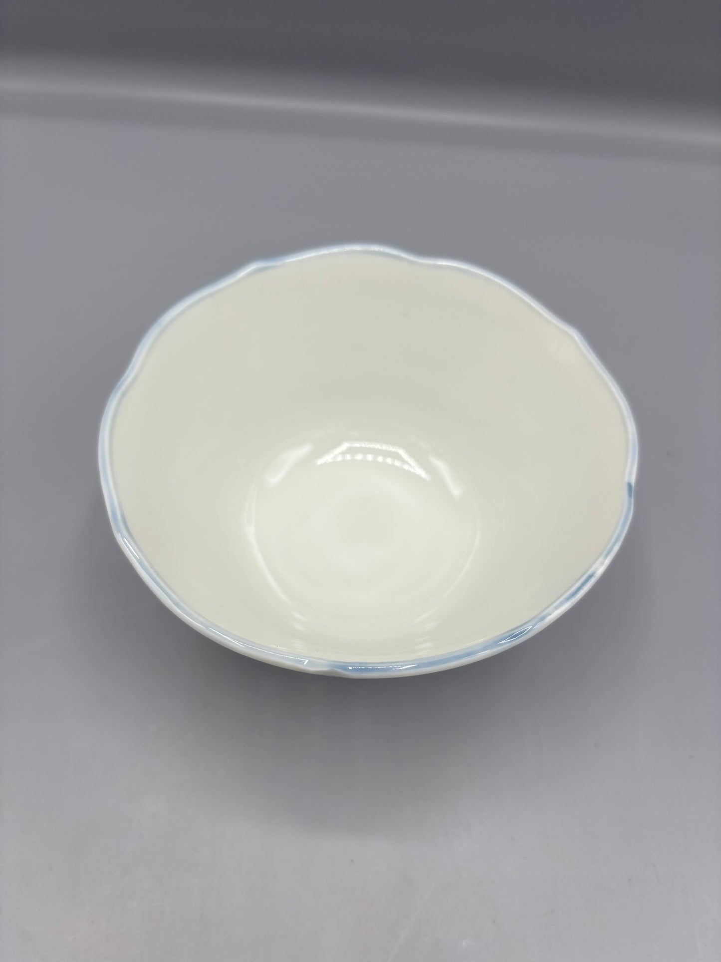 Vintage Japanese Blue & White  rice bowl