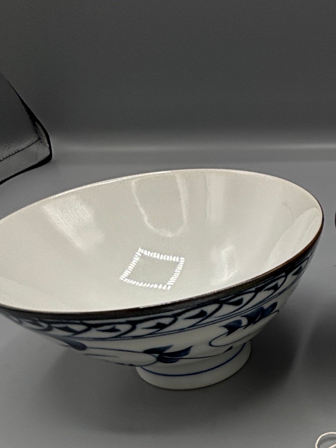 Traditional ceramic rice bowl