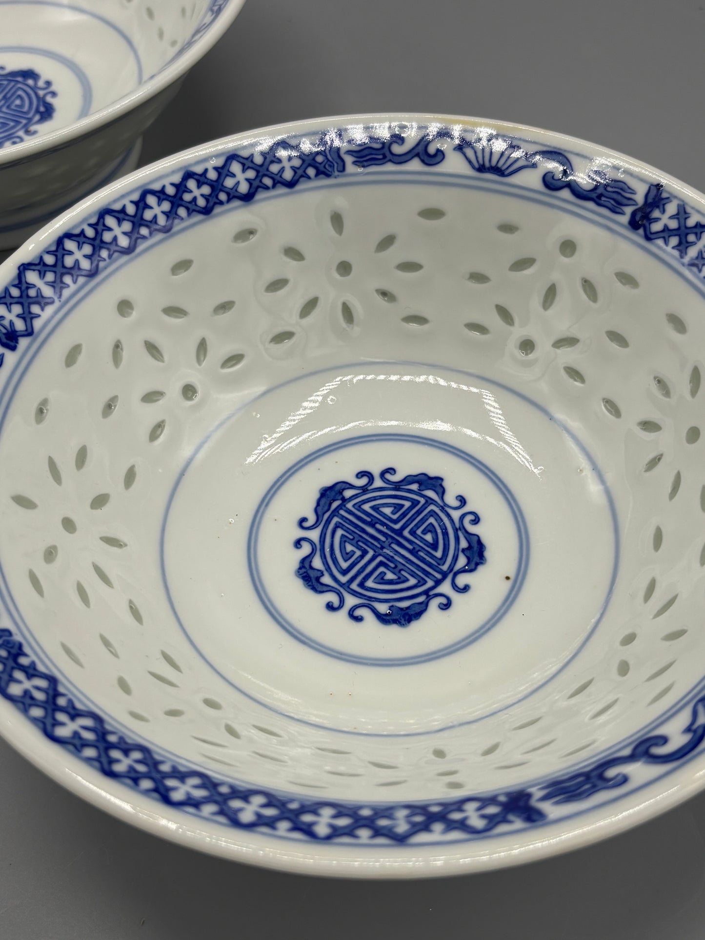 Chinese Blue & White porcelain rice bowl