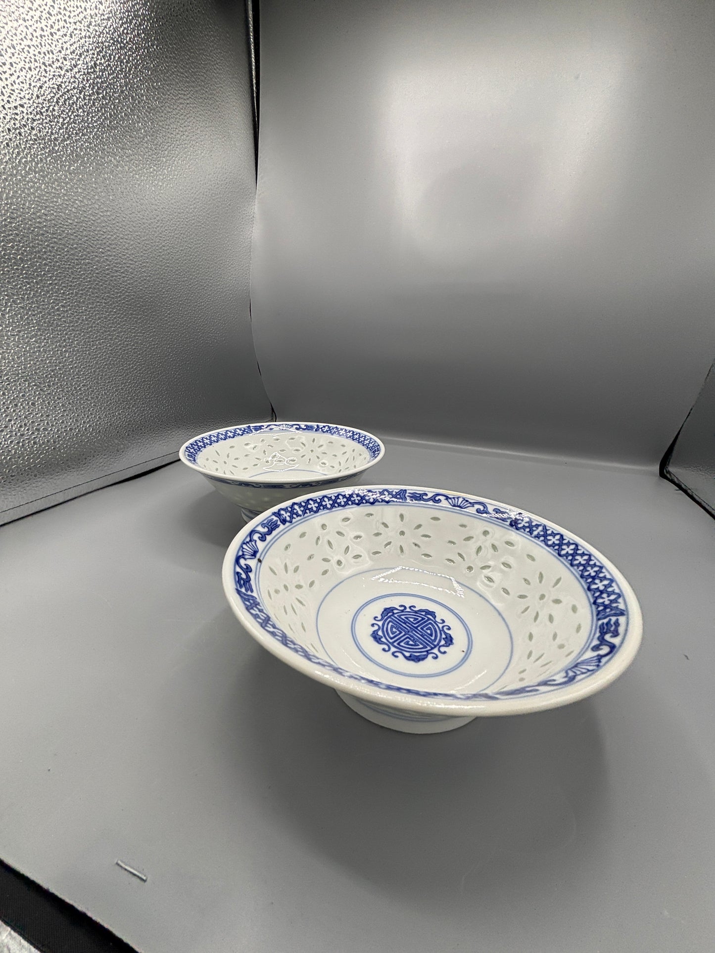 Chinese Blue & White porcelain rice bowl