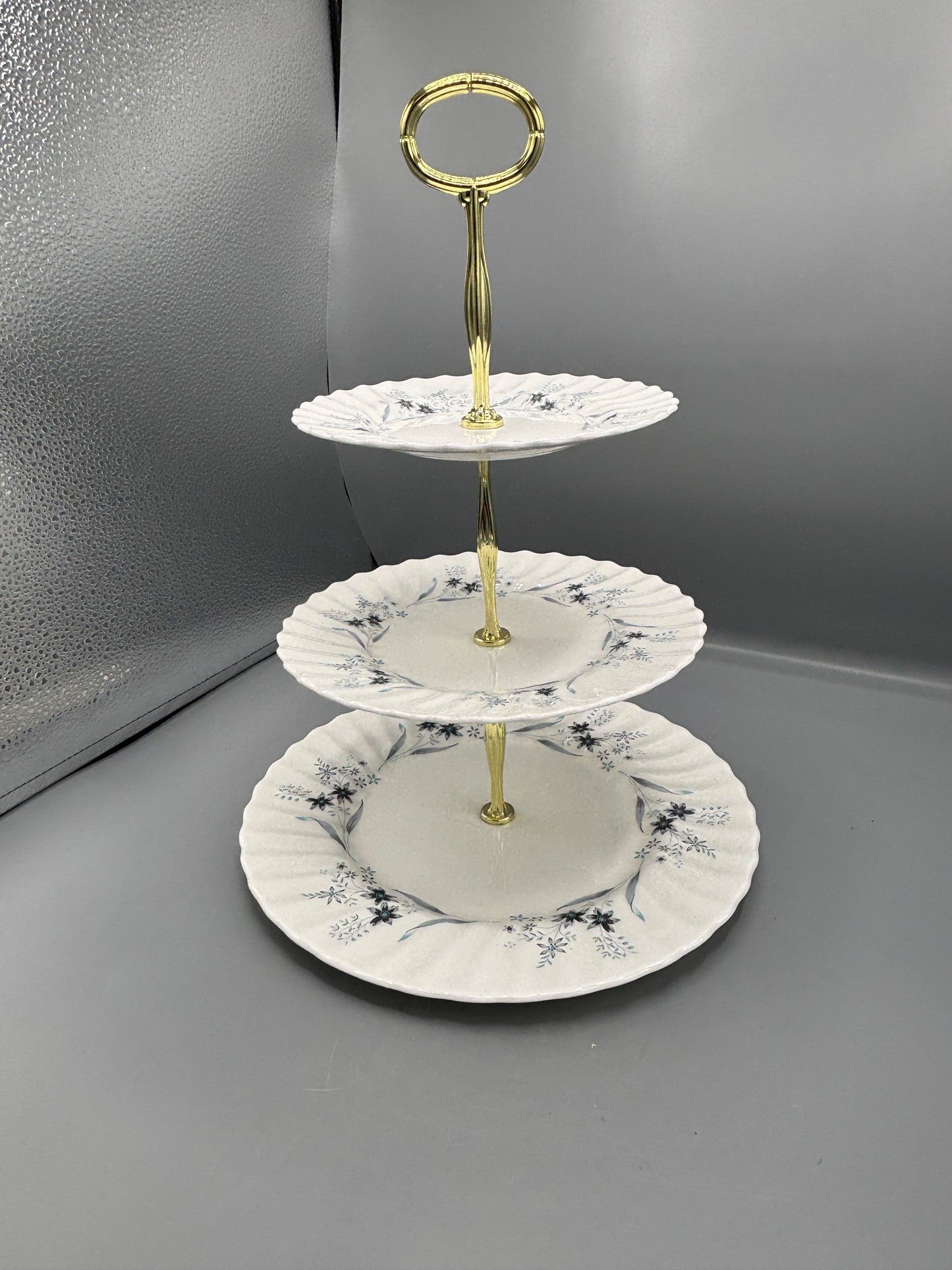 Royal Doulton Millefleur tier tray