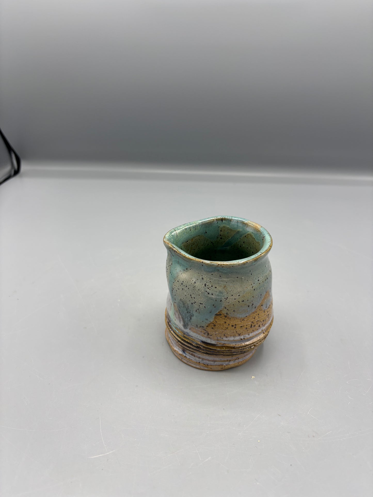 NC Pottery wheel thrown creamer