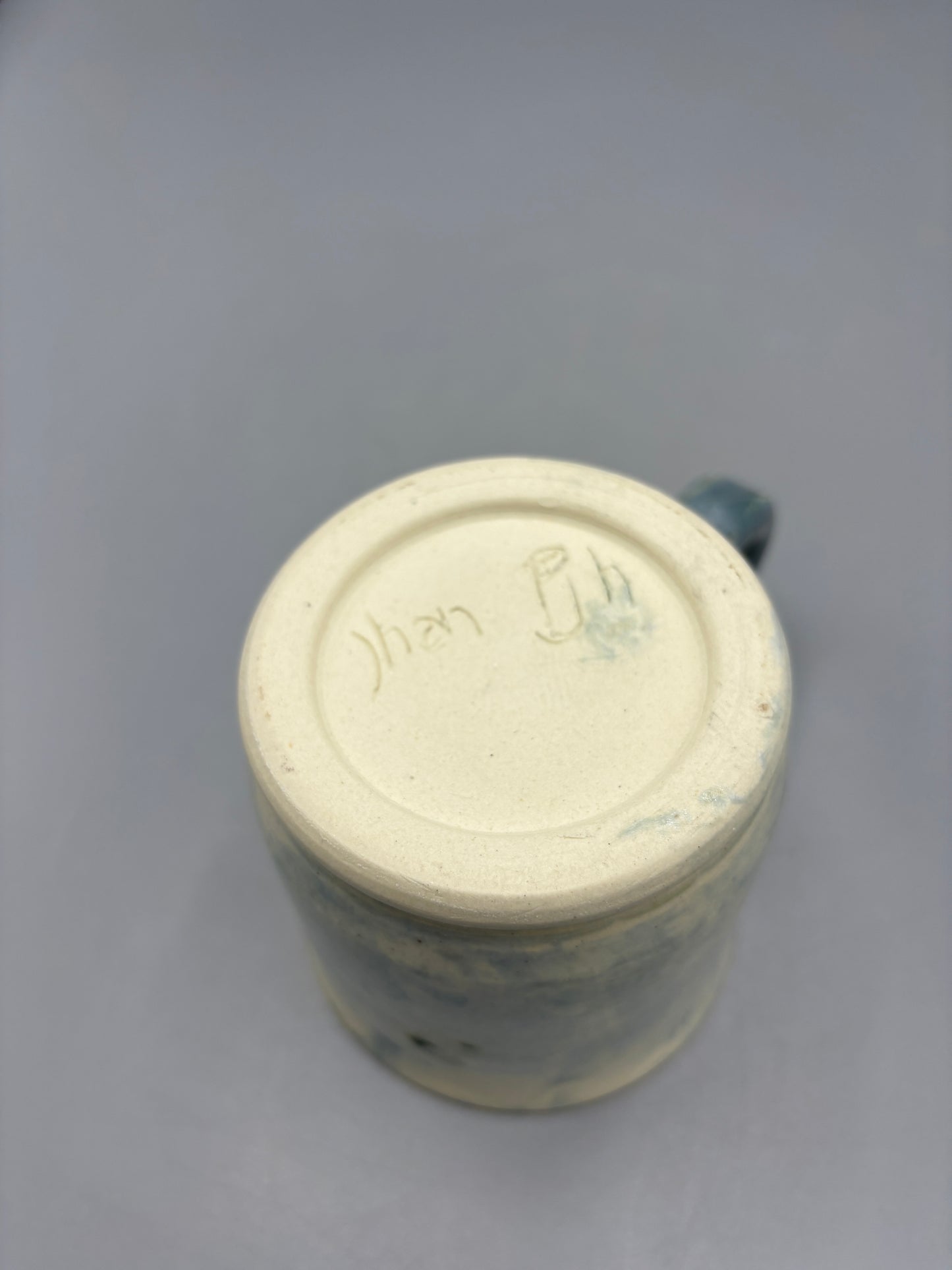 NC Pottery blue tone Coffee Mug