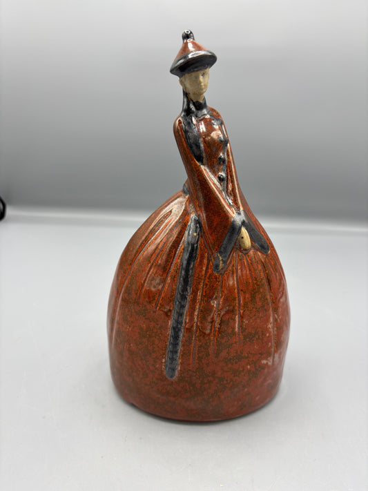 Terracotta Big dress Asian figurine