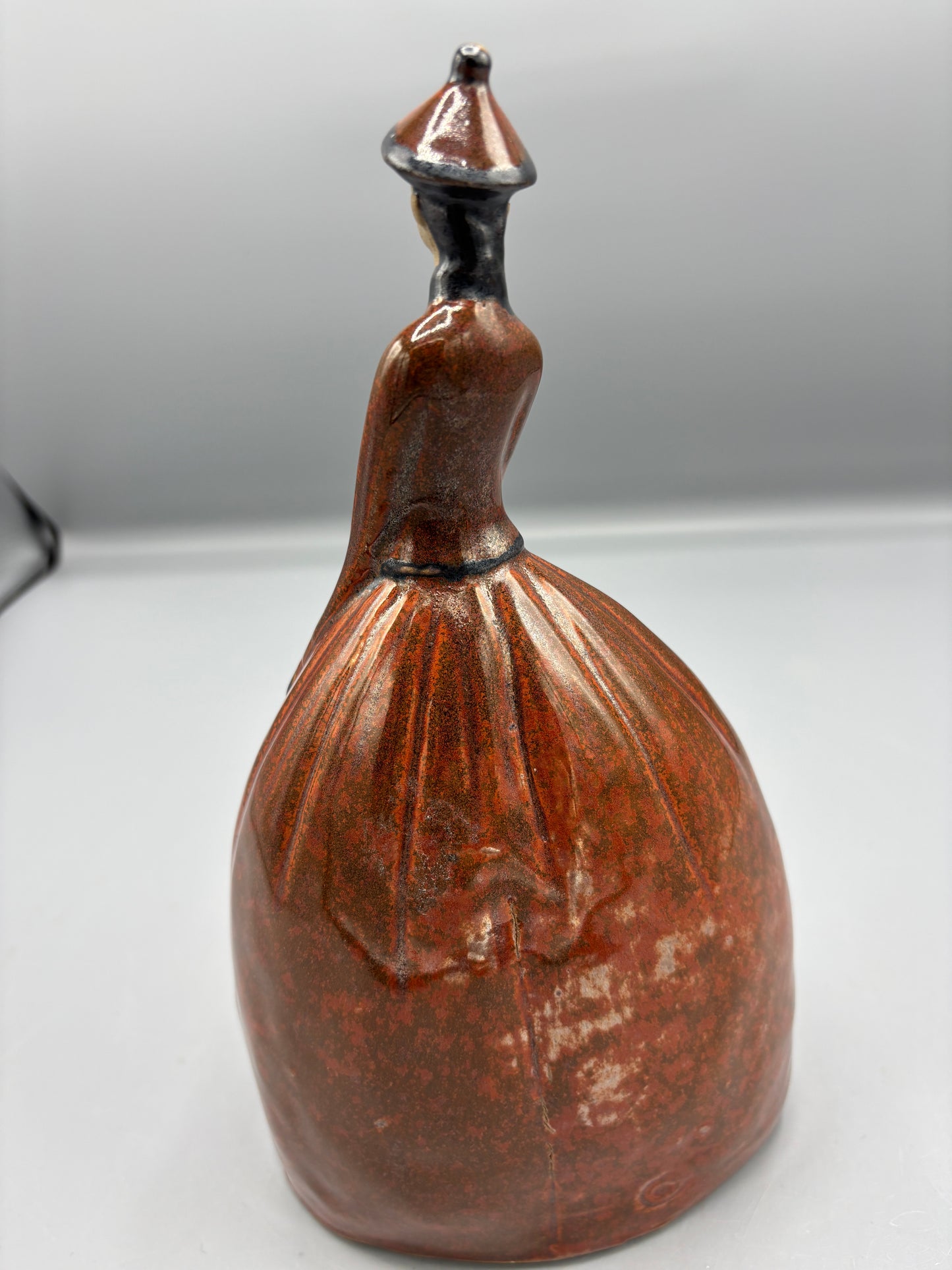 Terracotta Big dress Asian figurine