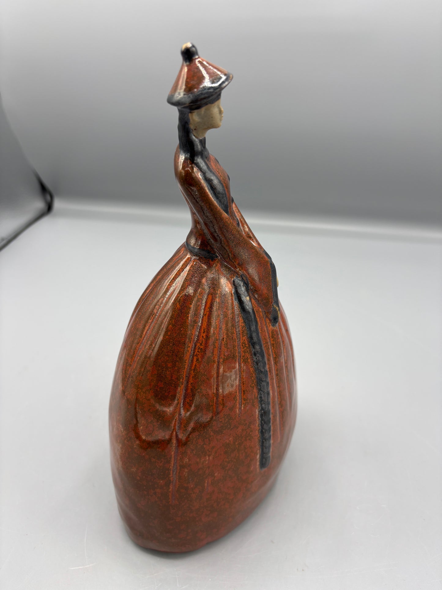 Terracotta Big dress Asian figurine