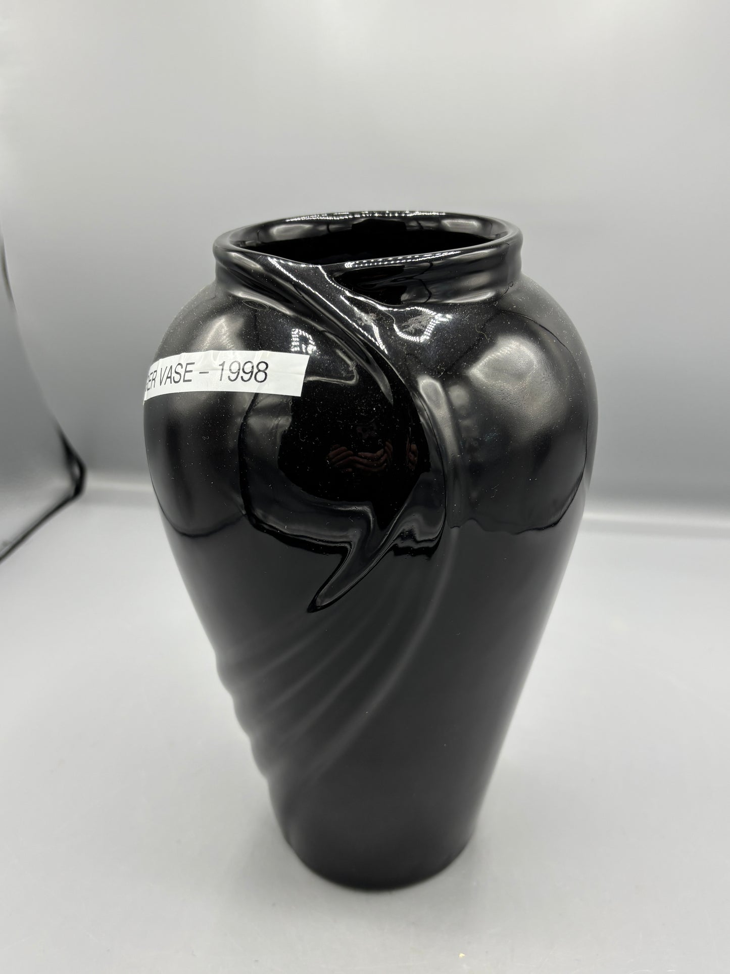 1998 Haeger Black Vase