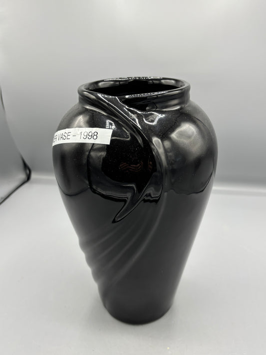1998 Haeger Black Vase