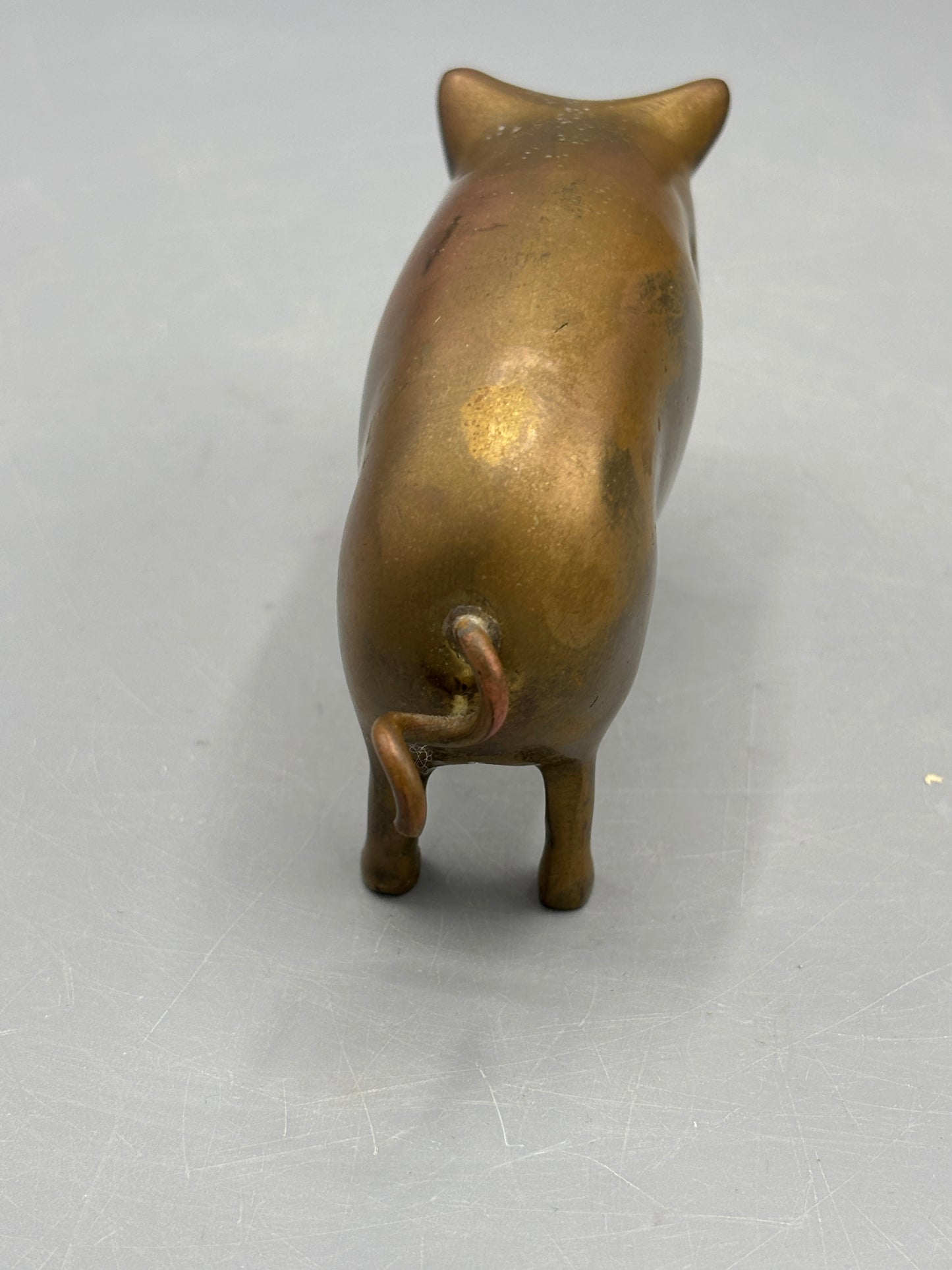 Medium Brass Pig