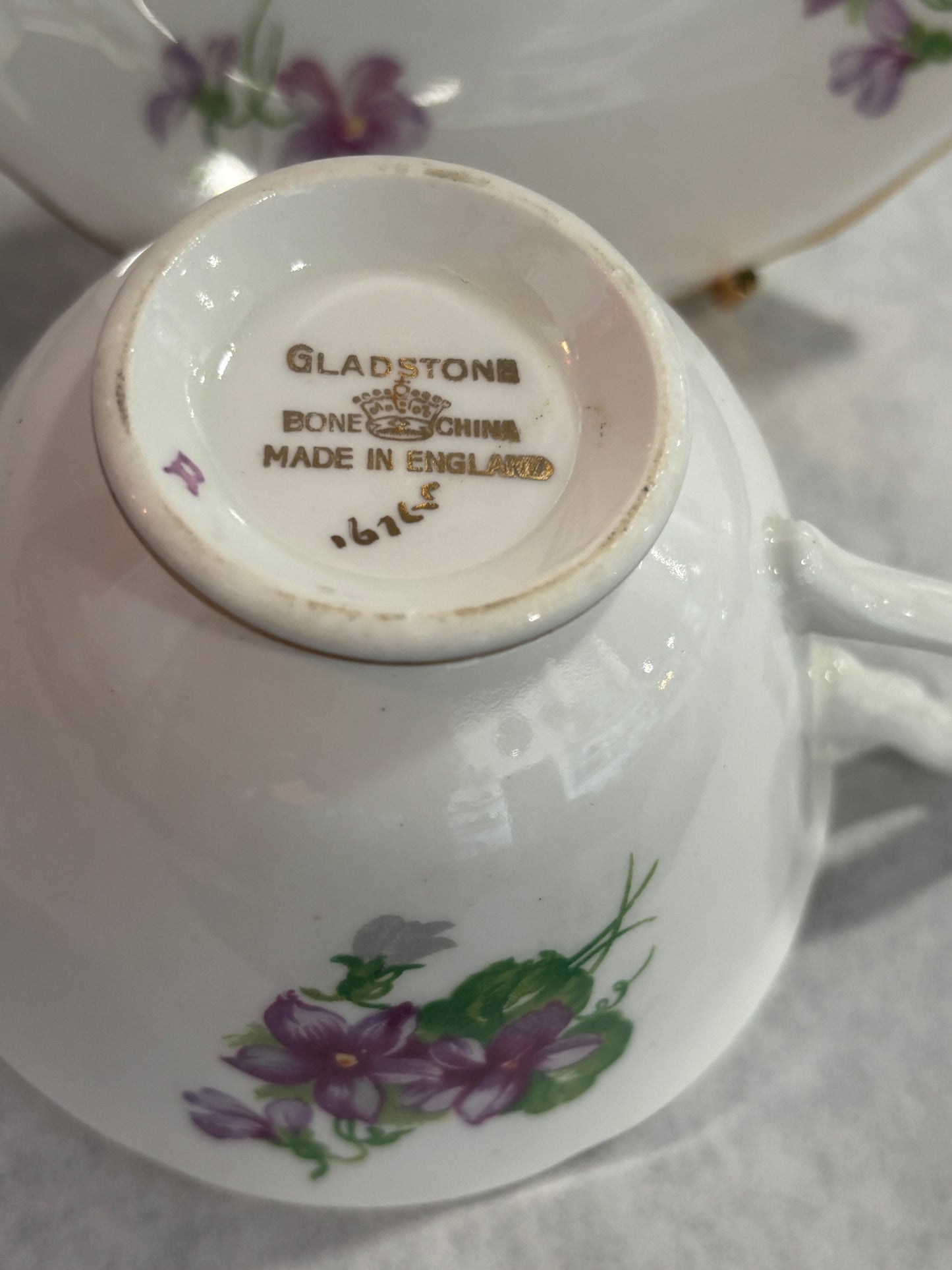 Gladstone Bone China tea cup & Saucer