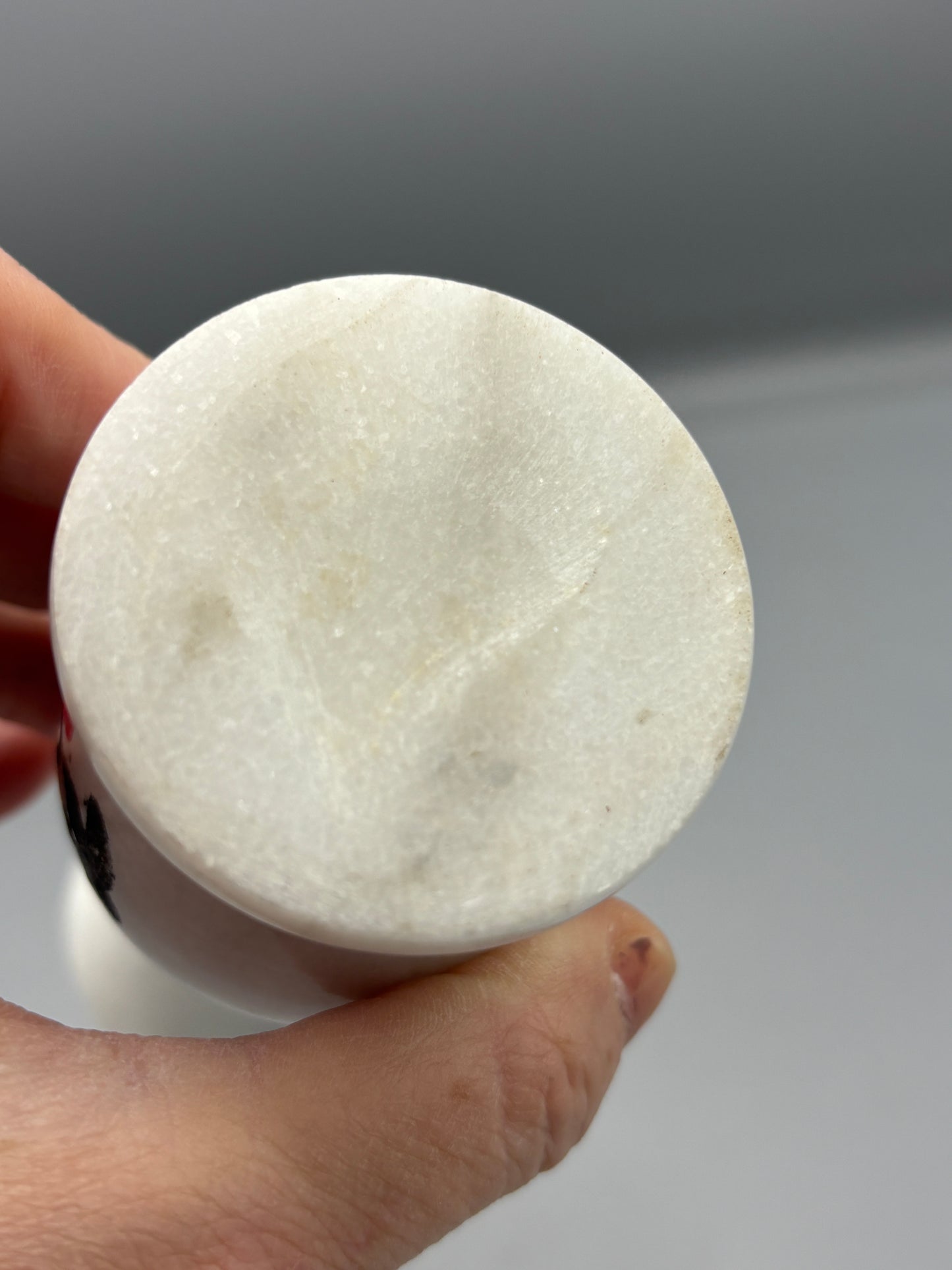 White marble vase with Cherry Blossom branch