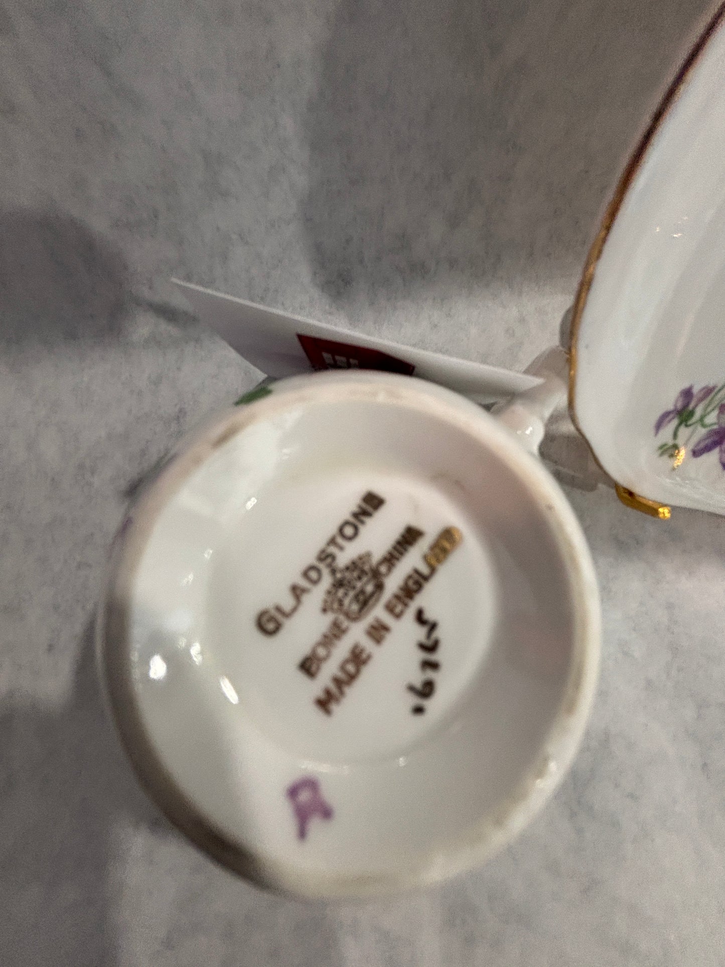 Gladstone Bone China tea cup & Saucer