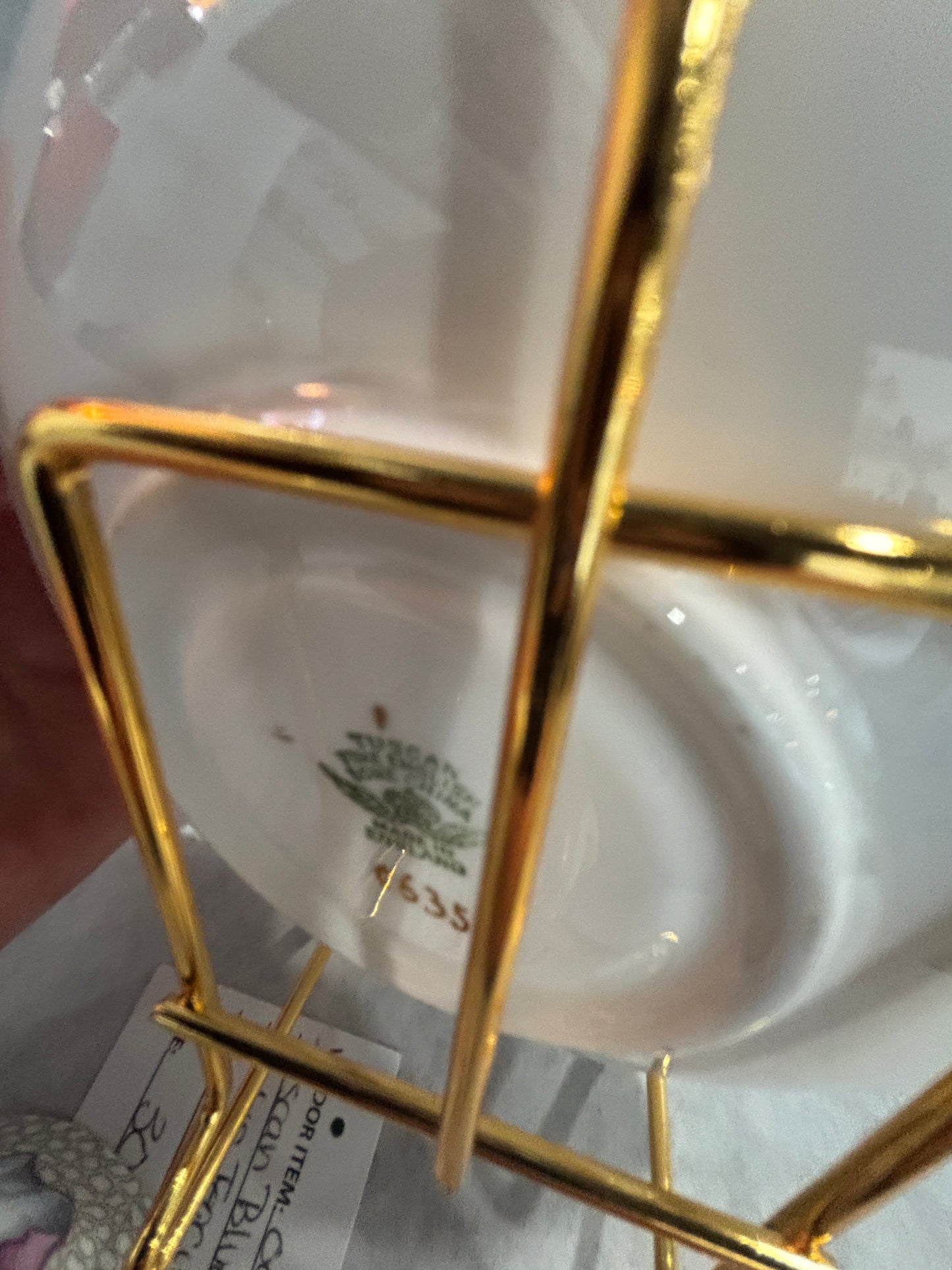 Tuscan Blue Poppy Lotus tea cup