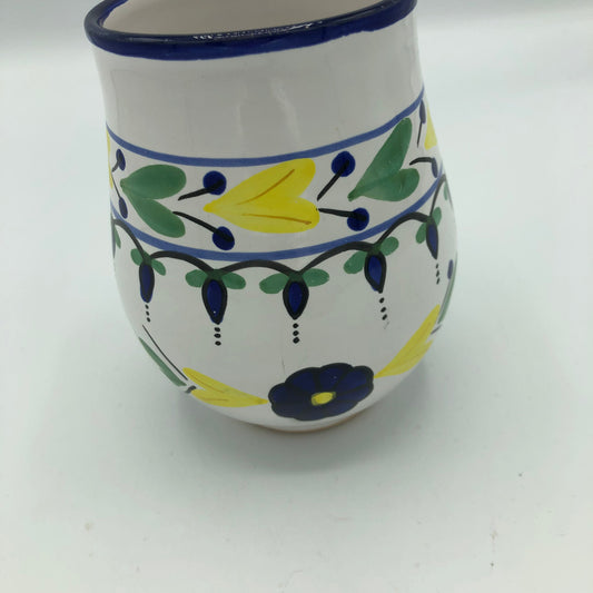 Fancy Mug with blue, green, & yellow