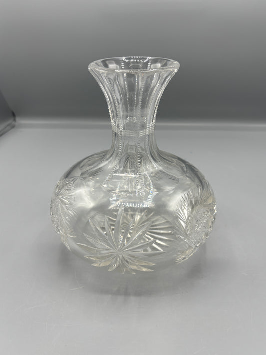Vintage American brilliant period glass water carafe