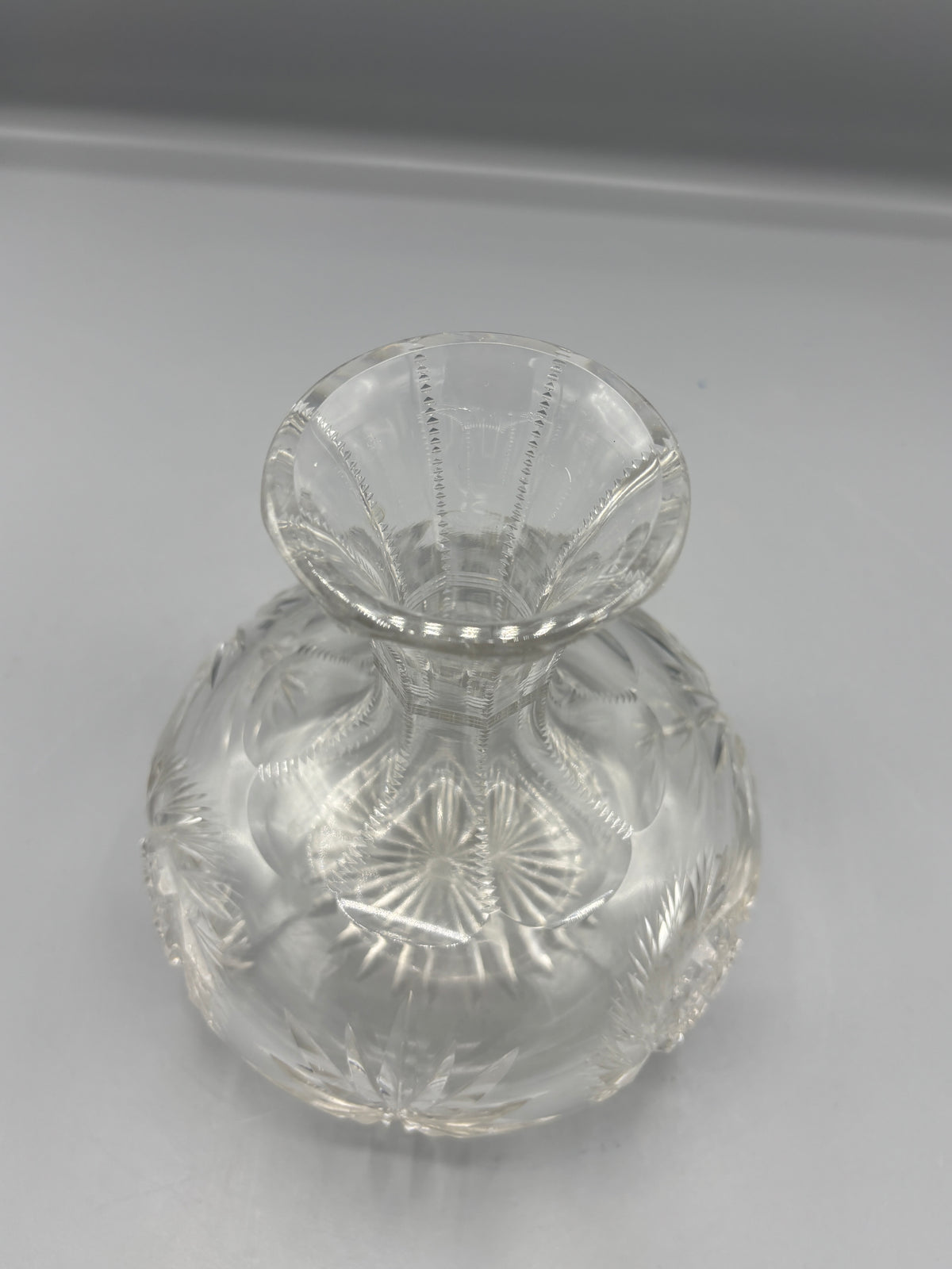 Vintage American brilliant period glass water carafe