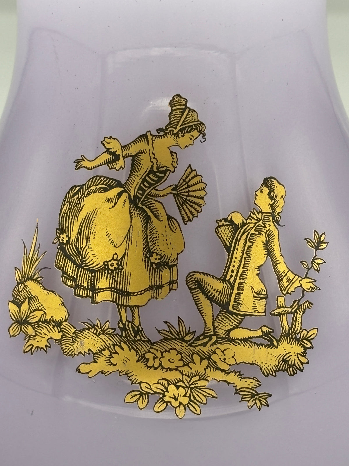 Vintage Venetian opaline glass vase